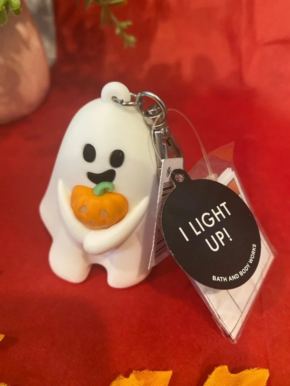 Halloween Light-Up Glow-in-Dark Ghost PocketBac Holder Bath & Body Works